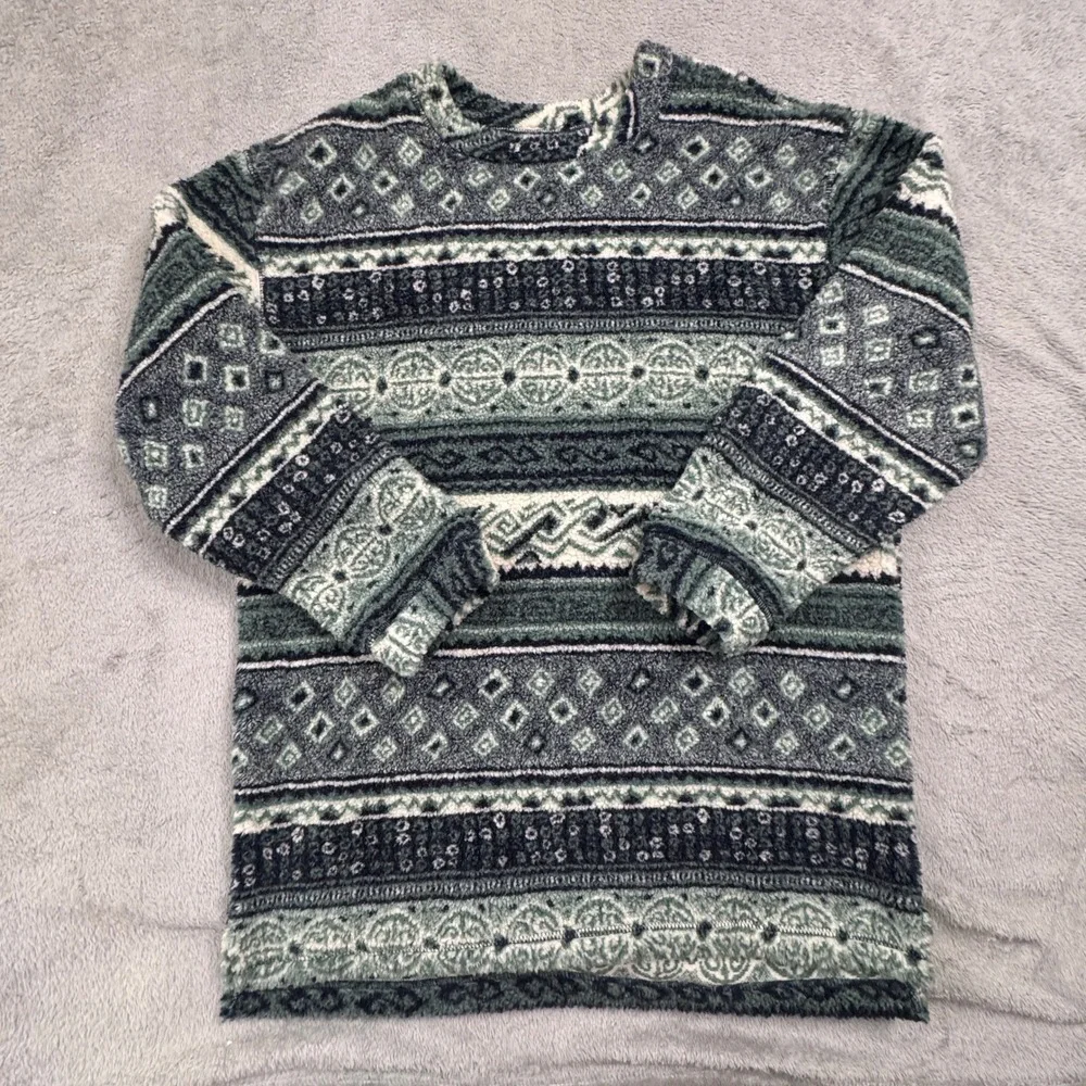 Vintage Woolrich‎ Berber Fuzzy Sweater Halifax Tunic Size Medium Made in USA